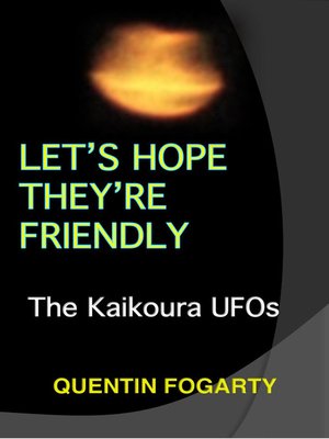 cover image of Let's Hope They're Friendly